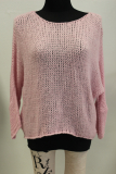 Strickpullover Crist`l Big Size rosa