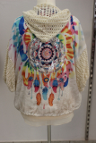 leichte Netzjacke Dressplaner mit Kapuze natur