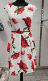 Kleid Gotta wei/Mohnblume rot