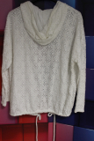 leichte Sommerjacke mit Kapuze natur