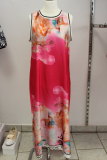 Kofferkleid Dressplaner ohne Arm pink