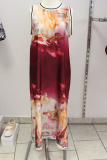 Kofferkleid Dressplaner ohne Arm bordeaux