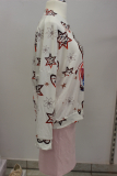 leichte Sweatjacke Dressplaner wei Druck Indian