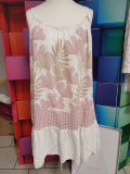 luftiges Sommerkleid wei/rosenholz