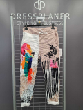 Jogpants Dressplaner wei/braun/bunt