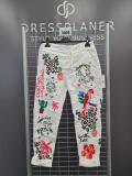 Jogpants Dressplaner wei Druck Papagei