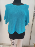 Dressplaner Kurzarm-Pulli t�rkisblau
