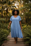 Kleid Dressplaner blau