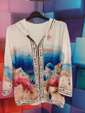 leichte Jacke wei� Bild Santorini