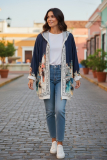 leichte Jacke schwarz Bild Santorini