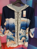 leichte Jacke dunkelblau Bild Santorini