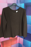 Langarmpullover Livia dunkelbraun
