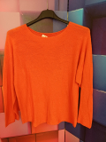 Langarmpullover Livia orange